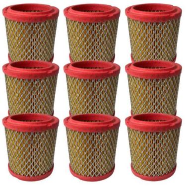 Imagem de Kit Com 9 Elementos Filtrantes De Ar Compressor 60 Pés - Remac