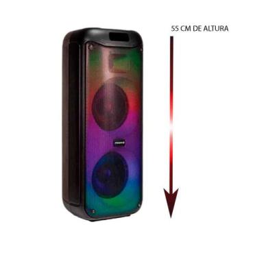 Imagem de Caixa de som acustica ativa led amplificacda 12" 600wt frahm - FAMA