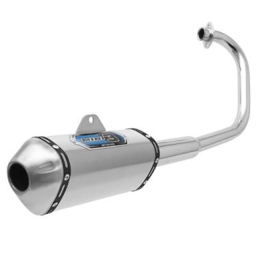 Imagem de Escapamento Pro Tork Mini 3 Curva Cromada Titan 150 / Fan 150 Esd 2009