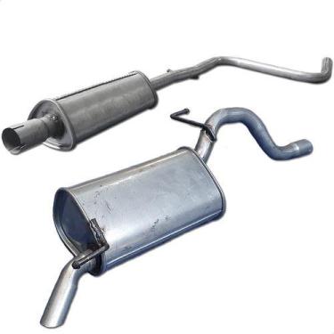 Imagem de Kit Escapamento Abafador + Silencioso Palio 1.3 2000 A 2005 - ScapJá
