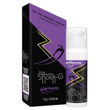 Imagem de Gel Vibrador SHOCK-G - Sensações de Aquecimento SHOCK-G Sabor Uva alta