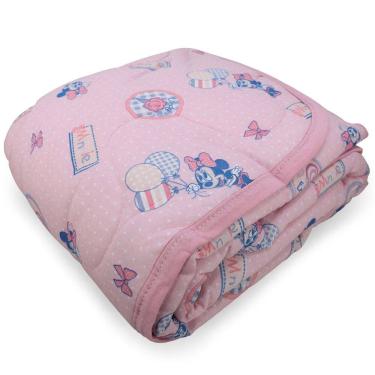 Imagem de Edredom para Berço 100% Algodão Antialérgico 1 Peça Minnie Doce Baby Menina Portallar