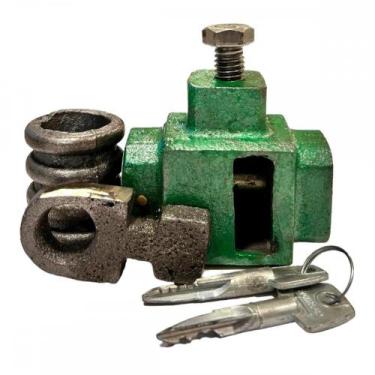 Imagem de Cadeado Porta Aco Ml King Tetra Verde - ERGOSIL