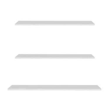 Imagem de Prateleira Flutuante Para Lavanderia Kit 3 com Suporte Invisível CP2 Y