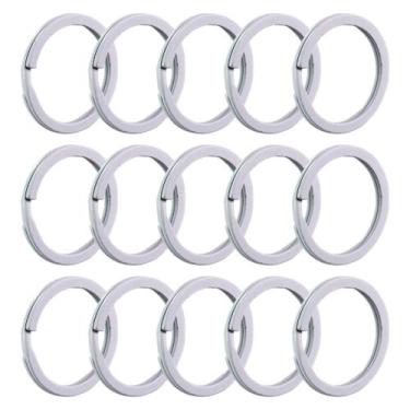 Imagem de Argola Italiana 28mm Branca Para Artesanato Lembrancinhas Resitente 10