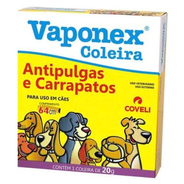 Imagem de Coleira Antiparasitária Coveli Vaponex para Cães