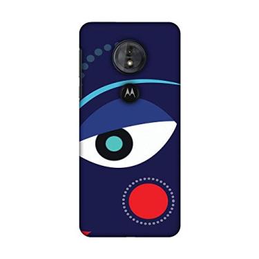 Imagem de AMZER Capa rígida de encaixe feita à mão feita à mão para Motorola Moto G6 Play - Deusa Divina - Cor Azul HD