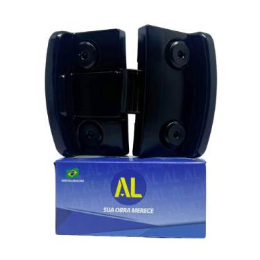 Imagem de Fecho Bate Fecha AL1570P Janela Blindex V/V 3Uni Preto