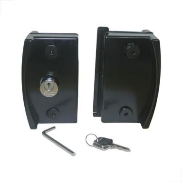 Imagem de Fechadura Blindex Porta Vidro Correr 3530 Vv Completa Preto - London a