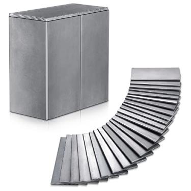 Imagem de 24 peças de cupons de soldagem 5 x 10 cm kit de soldagem de aço suave calibre 11 acessórios de soldagem placa de aço suave placa de soldagem prática e treinamento para MIG, TIG, vara, arco, gás e