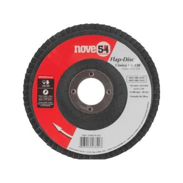 Imagem de Disco Flap Conico 4 1/2 G120 - NOVE54