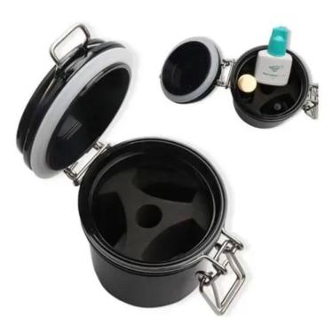 Imagem de Pote Porta Cola Alongamento Armazenamento Cílios Fio A Fio