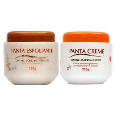 Imagem de Kit 1 Panta Creme Hidratante Pote 220g + 1 Panta Esfoliante Pote 220g 
