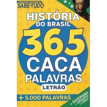 Imagem de Revista Passatempo Almanaque Sabe Tudo 365 Caça Palavras Fácil Edição 