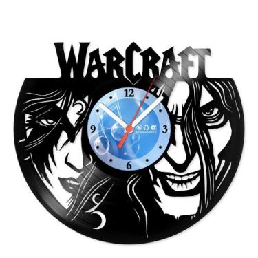 Imagem de Relógio De Parede Disco Vinil Jogos e Games - Game Warcraft - VJG-035 