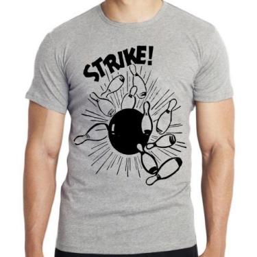 Imagem de Camiseta  Boliche Strike Blusa criança infantil juvenil adulto camisa 