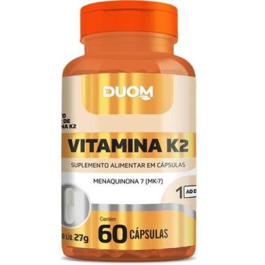 Imagem de Vitamina K2 ( Menaquinona 7 MK-7 ) 60 cap - Duom