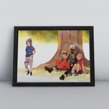 Imagem de Quadros Decorativa Parede Naruto Shippuden Sasuke Naruto Uzumaki Minat