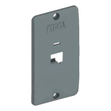 Imagem de Tampa Condulete PVC Cinza 3/4 Polegadas 1 RJ45 INPOL