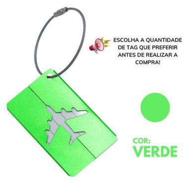 Imagem de Kit Tag De Mala Etiqueta Identificadora Com Cabo Aço - Escolha Seu Kit