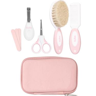 Imagem de Kit Cuidados do Bebê Buba Com Estojo Rosa