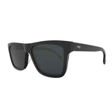 Imagem de Óculos de sol hb t-drop matte black gray polarized