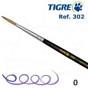 Imagem de Pincel Tigre 302 - Redondo Liner, 0