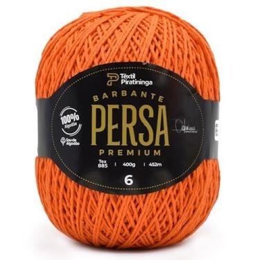 Imagem de Barbante Persa Premium nº 6 400g - Têxtil Piratininga, 35 LARANJA