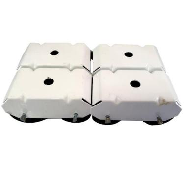Imagem de Suporte Geladeira Fogão Moveis Sala Hack Rack - Rodízios