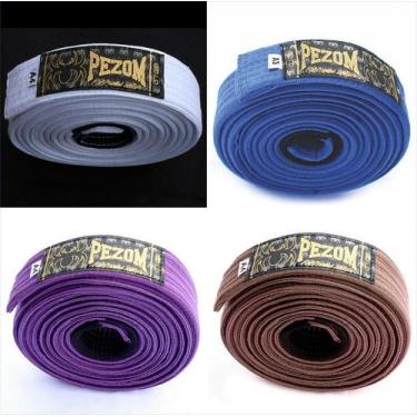 Imagem de Faixa Jiu Jitsu 8 costuras pró-competição - Pezom, Branco, A1