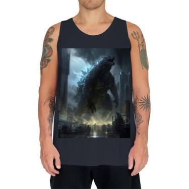 Imagem de Camiseta Regata King Kong VS Godzilla 12 - Fabriqueta, XG