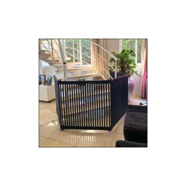 Imagem de Cercado Em PVC Multiuso Baby - Kit 4 Lados - Resolve Kids, Preto, 80