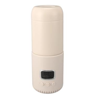 Imagem de Aquecedor de Mamadeira Portátil, Aquecedor de Leite de Viagem de Aquecimento Rápido Sem Fio de 10000mah para Fórmula de Leite Materno, Aquecedor de Leite Portátil de 400ML