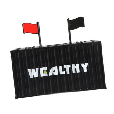 Imagem de Almencla Cofrinho digital para contagem de dinheiro, criativo, leve, educacional, economizador de dinheiro, banco de moedas para crianças, Dólar Preto