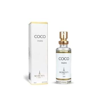 Imagem de PERFUME FEMININO DE BOLSO BOLSA IMPORTADO COCO MOMENTS PARIS 15 ML - INSPIRADO NO COCO MADE MOISEL LE CH - 15ml