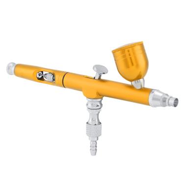 Imagem de Aerógrafo, Conjuntos de Aerógrafo Com Escova de Ar, Aerógrafo de Alimentação por Gravidade de Ação Dupla, Pintura Artística Em Spray de 0,3 Mm para Arte Em Unhas, Decoração