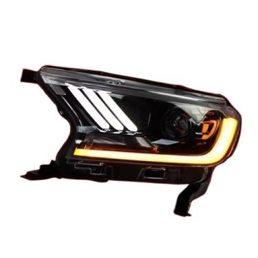 Imagem de Farol de estilo de carro compatível com Ford Ranger/Everest 2016-2017 Farol de LED H7 D2H Opção Hid Angel Eye Bi Xenon Beam Acessórios