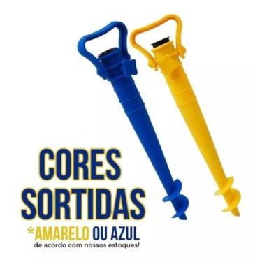 Imagem de Saca Areia Furador De Pressão Fixação Furo Guarda Sol Praia - LUXO COM