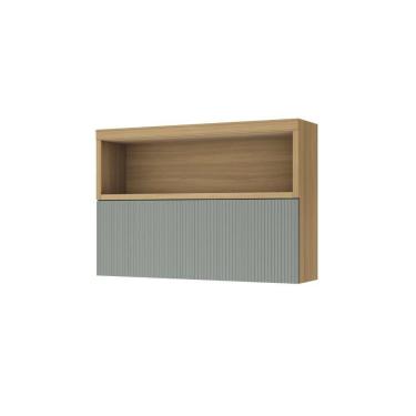 Imagem de Armário Aéreo 120cm 1 Porta 100 MDF Marquesa Nesher