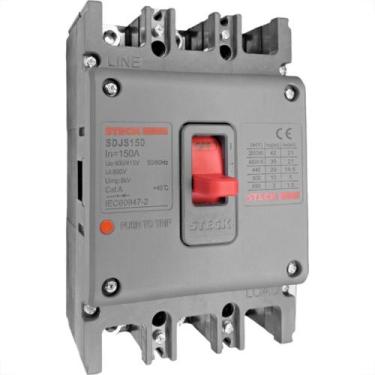 Imagem de Disjuntor Steck Caixa Moldada Asgard Tripolar - S250 - 150A.