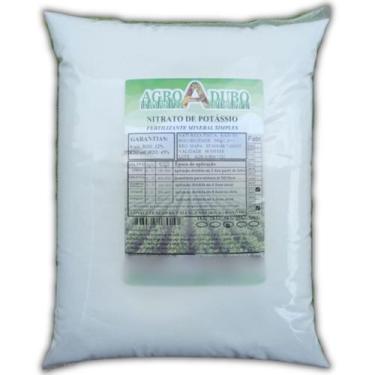 Imagem de Fertilizante Nitrato De Potássio 5Kg Adubo Ferti Hidroponia - AGROADUB
