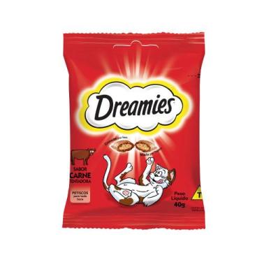 Imagem de Petisco Dreamies para Gatos Sabor Carne 40g