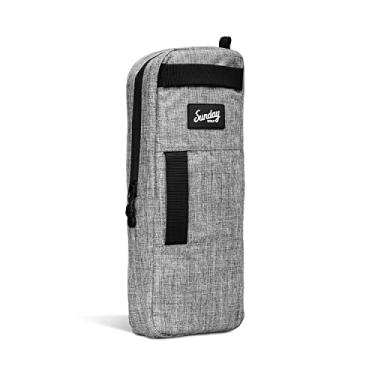 Imagem de Golf Cooler Bag, Capacity for 7 Cans, Discrete, Water Resistant Zippers, Sleeves for Ice Packs, with 3 Grab Handles by Sunday Golf (Heather Gray)
