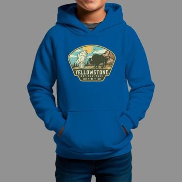 Imagem de Moletom Canguru Infantil Basico Masculino Moda De Country confortável 