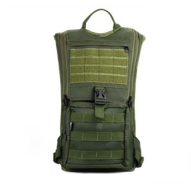 Imagem de Mochila De Hidratação Ciclista 3L - RESGATE MILITARIA, Verde oliva