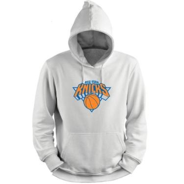 Imagem de Blusa Moletom Capuz Basquete New York Knickss Basketball Nba - Loja Wh