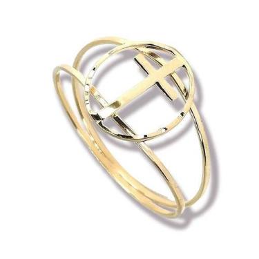 Imagem de Anel de ouro 18 k Cruz Estampado. - Elegancy Joias, 16