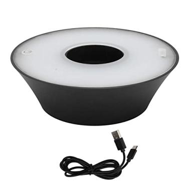 Imagem de Lâmpada LED para garrafa de vinho GRCFUMO, luminária de mesa portátil e inovadora sem fio com cabo USB, luminária de mesa decorativa para decoração de bar de restaurante de hotel (Black)