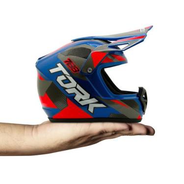 Imagem de Capacete Mini Enfeite Pro Tork Modelo Cross Tork Edition Colecionar, Ú