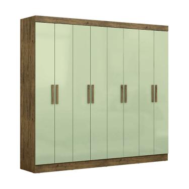 Imagem de Guarda Roupas Casal 8 Portas 4 Gavetas Prime Branco Maxel